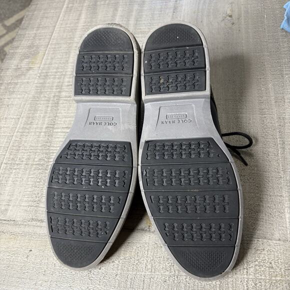 Cole Haan Oxford Shoe Size 8M Go To Grand 360 Black Leather Plain Toe - Picture 7 of 9